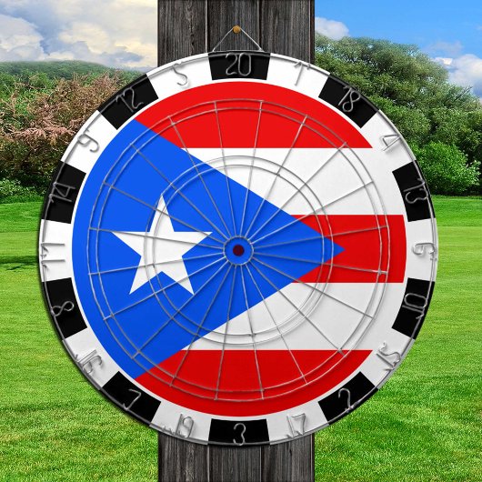 Puerto Rico Dartboard, spel, Puerto Ricaanse vlag Dartbord