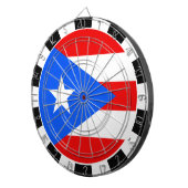 Puerto Rico Dartboard, spel, Puerto Ricaanse vlag Dartbord (Voorkant Rechts)