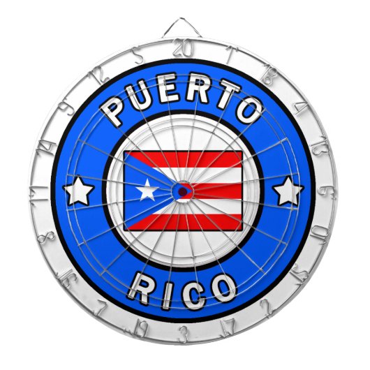Puerto Rico Dartbord (Voorkant)