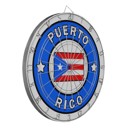 Puerto Rico Dartbord (Voorkant Links)
