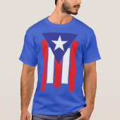 Puerto Rico Designer Flag T-shirt (Voorkant)