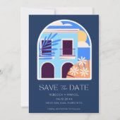Puerto Rico Destination Wedding Save The Date (Voorkant)