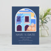 Puerto Rico Destination Wedding Save The Date (Staand voorkant)