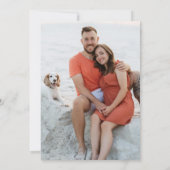 Puerto Rico Destination Wedding Save The Date (Achterkant)