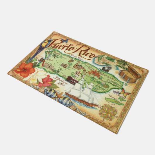 Puerto Rico Deurmat (Schuin)