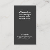 Puerto Rico DJ Visitekaartje (Achterkant)