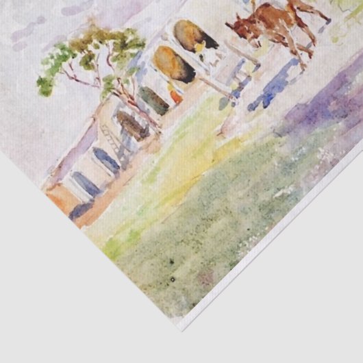 Puerto Rico door Matilda Browne Tissuepapier (Detail)