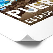 Puerto Rico Eiland Poster Print (Hoek)