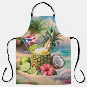 Puerto Rico Eiland Strand Ananas Drank Schort