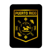 Puerto Rico Emblem Magneet (Verticaal)