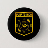 Puerto Rico Emblem Ronde Button 5,7 Cm (Voorkant)
