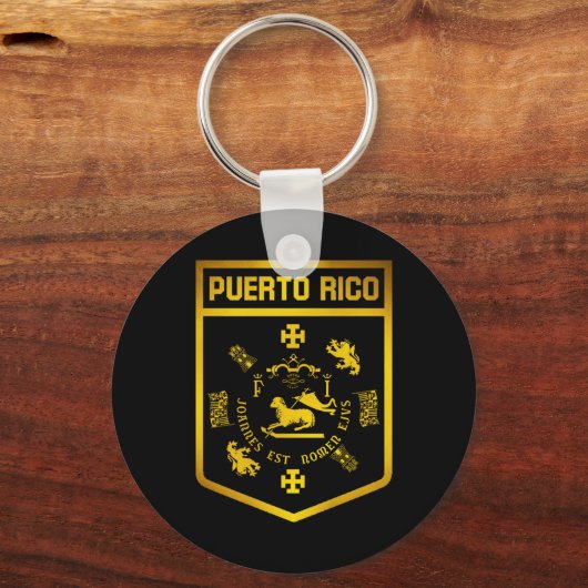 Puerto Rico Emblem Sleutelhanger (Voorkant)