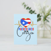 Puerto Rico en mi Corazon Puerto Rican Pride  Briefkaart (Staand voorkant)