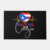 Puerto Rico en mi Corazon Puerto Rican Pride Deurmat (Voorkant)