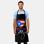 Puerto Rico en mi Corazon Puerto Rican Pride Schort (Gedragen)