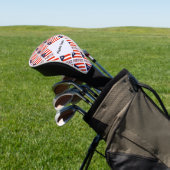 Puerto Rico en Puerto Ricaanse Jouw naam met vlagg Golfheadcover (Insitu)