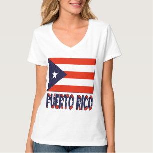 Puerto Rico en Puerto Ricaanse vlag T-shirt