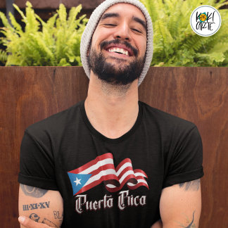 Puerto Rico Erfgoed Vlag T-shirt