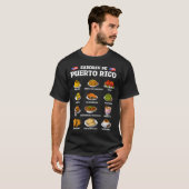 Puerto Rico Eten T-shirt (Voorkant volledig)