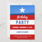 Puerto Rico-feest Kaart (Voorkant)