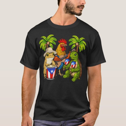 Puerto Rico Fiesta T-shirt (Voorkant)