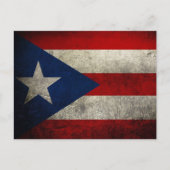 Puerto Rico Flag  Aangepast Briefkaart (Voorkant)