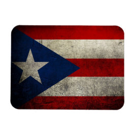 Puerto Rico Flag  Aangepast Magneet