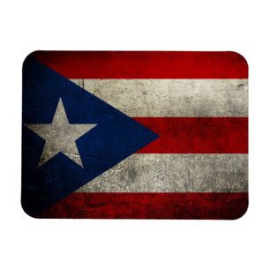 Puerto Rico Flag  Aangepast Magneet