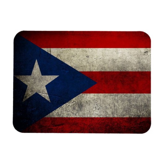 Puerto Rico Flag Aangepast Magneet (Horizontaal)