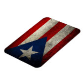 Puerto Rico Flag Aangepast Magneet (Linkerzijde)