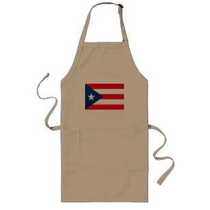 Puerto Rico Flag Apron Lang Schort