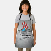 Puerto Rico Flag Aroma Over Print Small Apron Schort (Insitu)