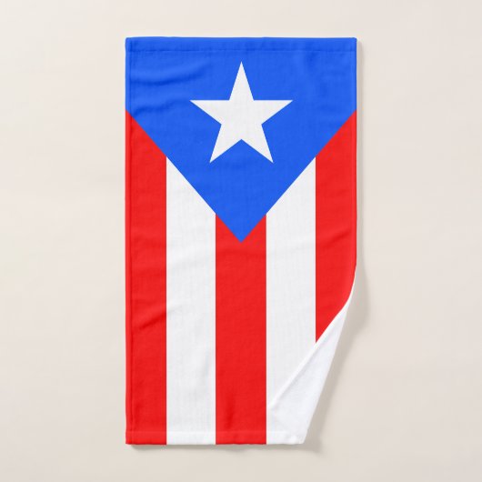 Puerto Rico Flag Bad Handdoek (Handdoek)