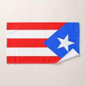 Puerto Rico Flag Bad Handdoek (Handdoek)