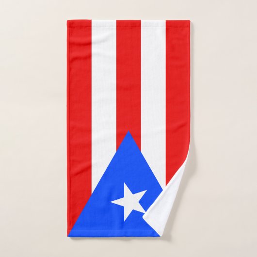 Puerto Rico Flag Bad Handdoek (Handdoek)
