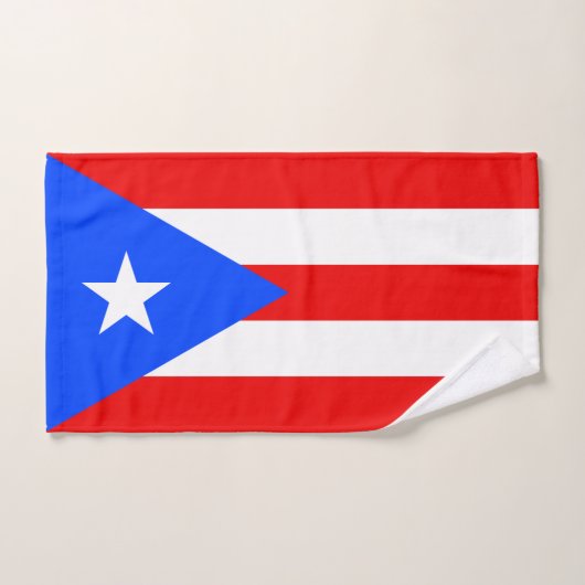 Puerto Rico Flag Bad Handdoek (Handdoek)