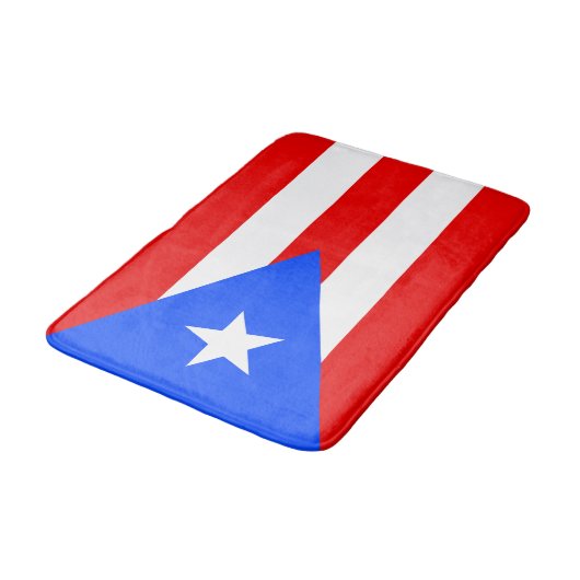 Puerto Rico Flag Badmat (Gekanteld)