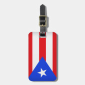 Puerto Rico Flag Bagagelabel (Voorkant verticaal)