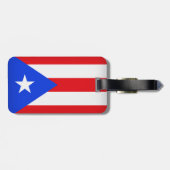 Puerto Rico Flag Bagagelabel (Achterkant horizontaal)