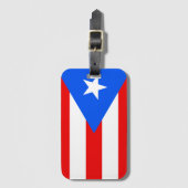 Puerto Rico Flag Bagagelabel (Voorkant (verticaal))