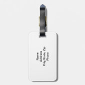 Puerto Rico Flag Bagagelabel (Achterkant verticaal)