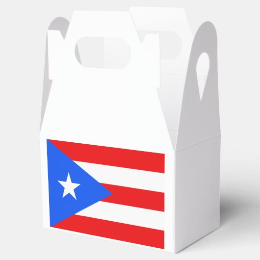 Puerto Rico Flag Bedankdoosjes (Geopend)