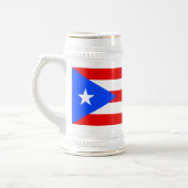Puerto Rico Flag Bierpul (Links)