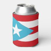 Puerto Rico Flag Blikjeskoeler (Blikje Voorkant)