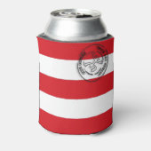 Puerto Rico Flag Blikjeskoeler (Blikje Achterkant)