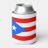 Puerto Rico Flag Blikjeskoeler (Blikje Voorkant)
