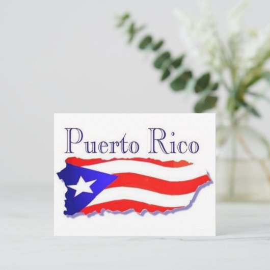 Puerto Rico Flag Boricua Briefkaart (Staand voorkant)