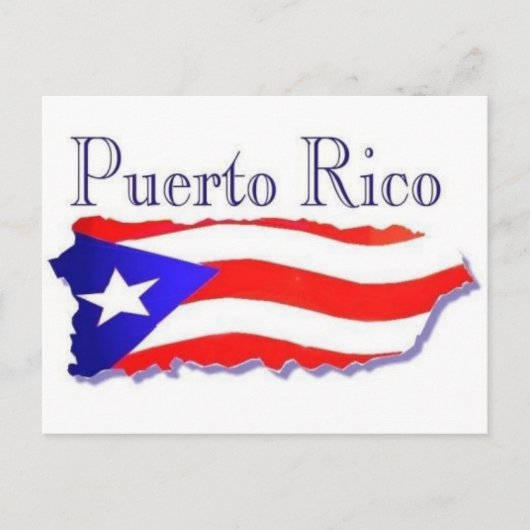 Puerto Rico Flag Boricua Briefkaart (Voorkant)
