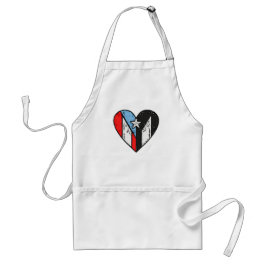 Puerto Rico Flag | Boricua Heart, Puerto Ricaan Standaard Schort