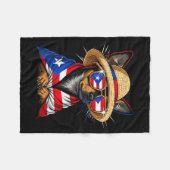 Puerto Rico Flag Boricua Puerto Rican Flag  Fleece Deken (Voorkant (Horizontaal))